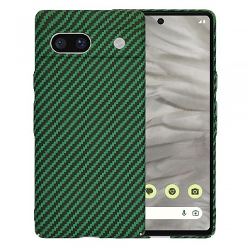 Techsuit Carbonite FiberShell obal Google Pixel 7a zelený