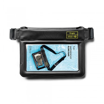 Ringke Vodotěsná taška s popruhem IPX8 240x180mm černá