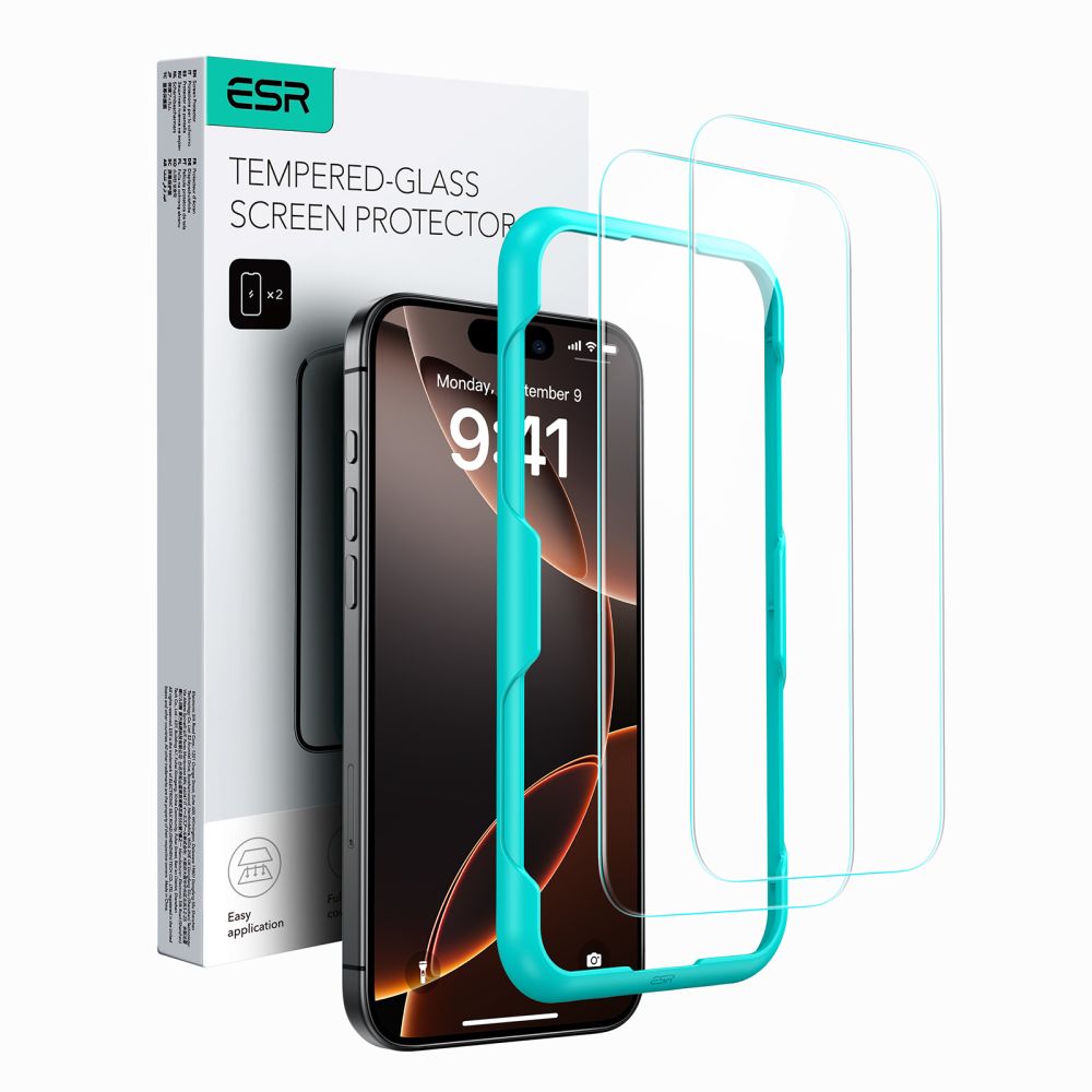 ESR Tempered Glass (2 kusy) iPhone 16 Pro Max průhledný