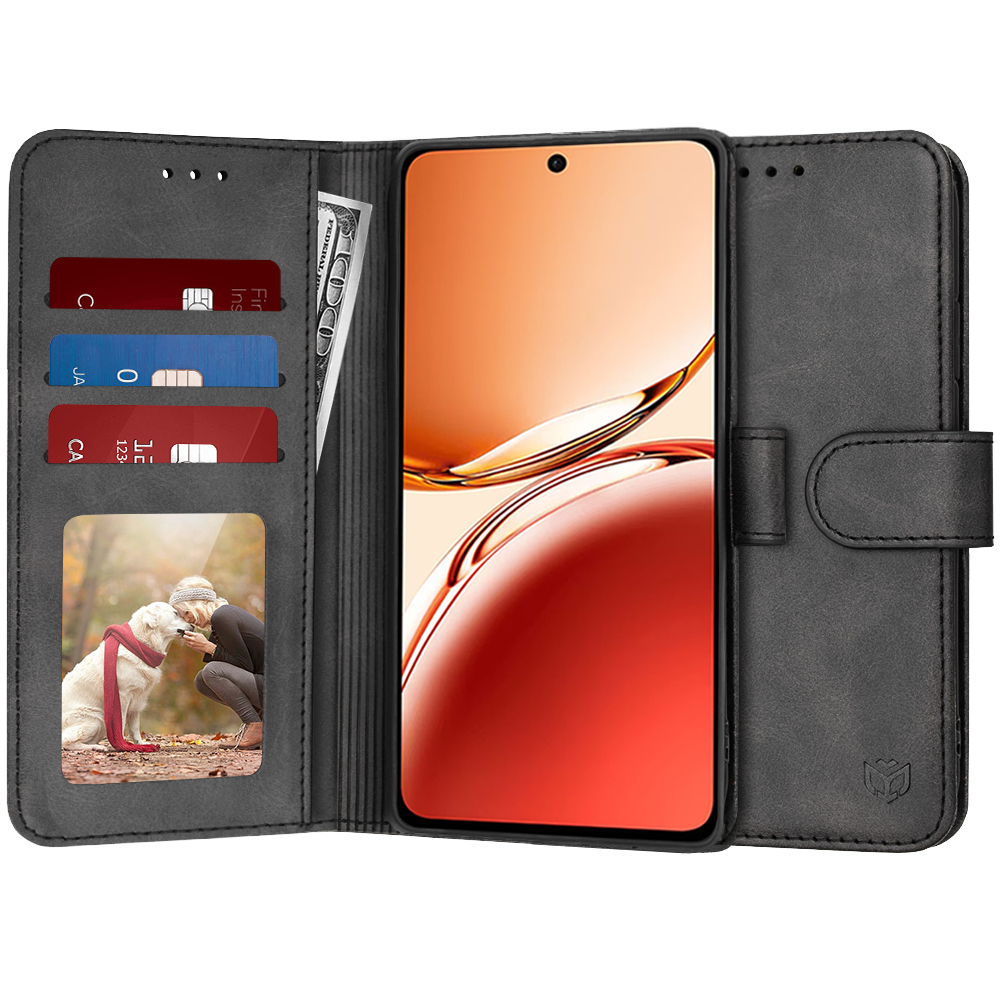 Levně Techsuit Diary Book pro Oppo Reno12 F Reno12 FS černá