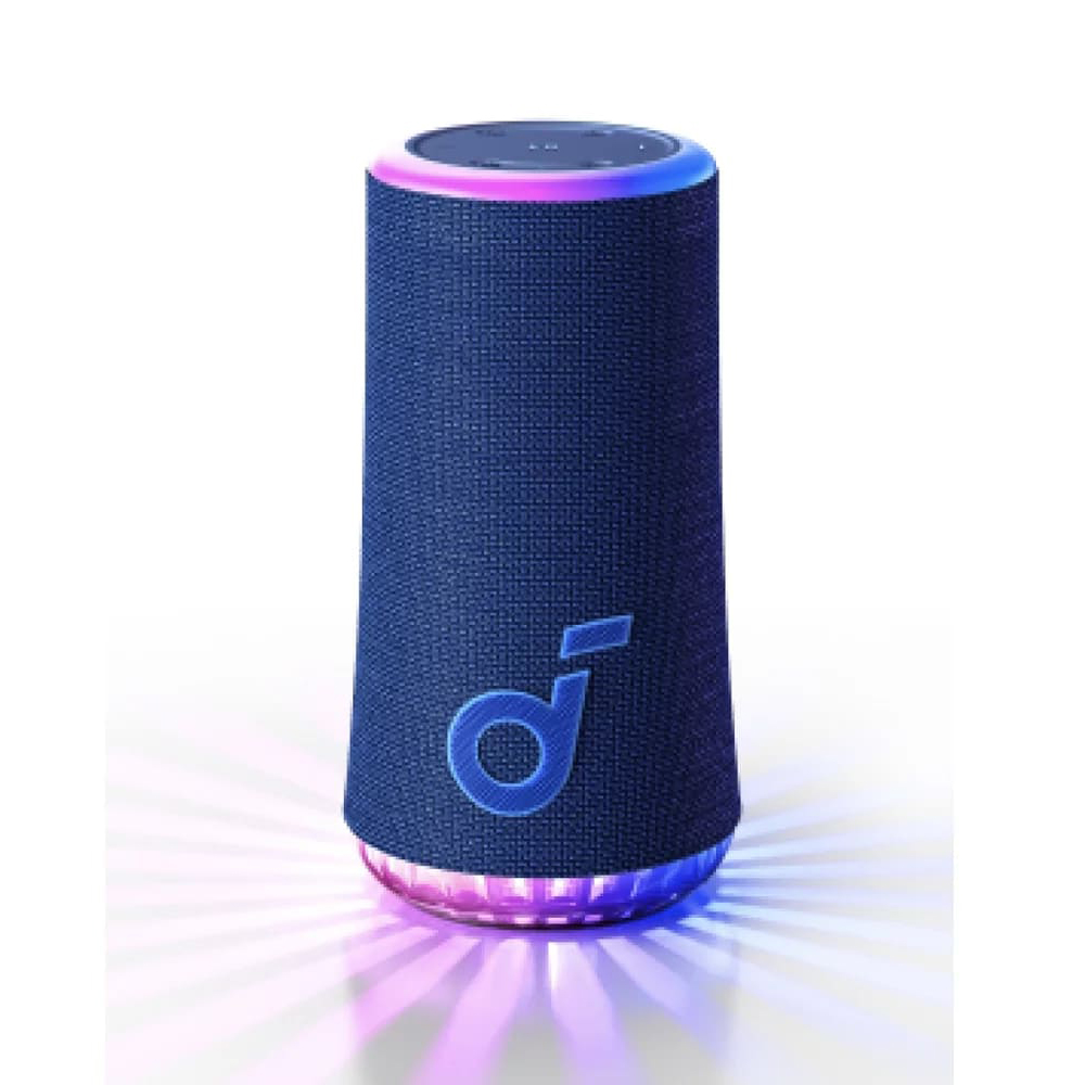 Anker Wireless Speaker SoundCore Glow A3166G31 360° zvuk 30W IP67 modrá