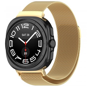 Řemínek Techsuit W009 pro Samsung Galaxy Watch Ultra 47mm Ultra 2 zlatý
