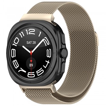 Techsuit řemínek Samsung Galaxy Watch Ultra 47mm Ultra 2 přírodní titan