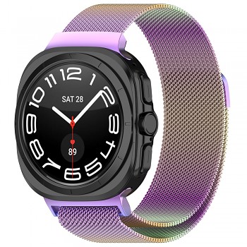 Techsuit řemínek Samsung Galaxy Watch Ultra 47mm Watch Ultra 2 fialový