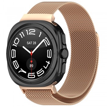 Řemínek Techsuit W009 pro Samsung Galaxy Watch Ultra 47mm Rose Gold