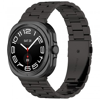 Řemínek Techsuit W010 pro Samsung Galaxy Watch Ultra 47mm Ultra 2 černý