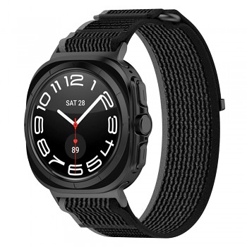 Techsuit řemínek pro Samsung Galaxy Watch Ultra 47mm Ultra 2 šedý černý