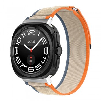 Techsuit řemínek pro Samsung Galaxy Watch Ultra 47mm Ultra 2 oranžová béžová