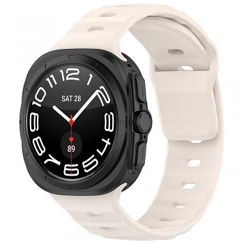 Techsuit řemínek Samsung Galaxy Watch Ultra 47mm Watch Ultra 2 béžový