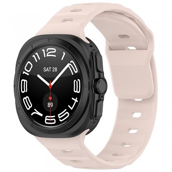 Řemínek Techsuit W055 pro Samsung Galaxy Watch Ultra 47mm světle růžová