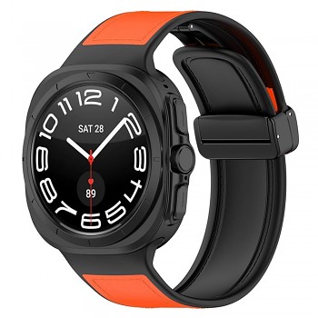 Techsuit řemínek pro Samsung Galaxy Watch Ultra 47mm Watch Ultra 2 oranžový