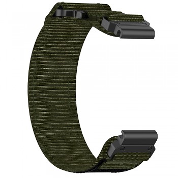 Řemínek Techsuit QuickFit 26mm pro Garmin Fenix 3/3 HR/5X/5X Plus/6X/6X Pro/7X/7X Pro Solar zelený