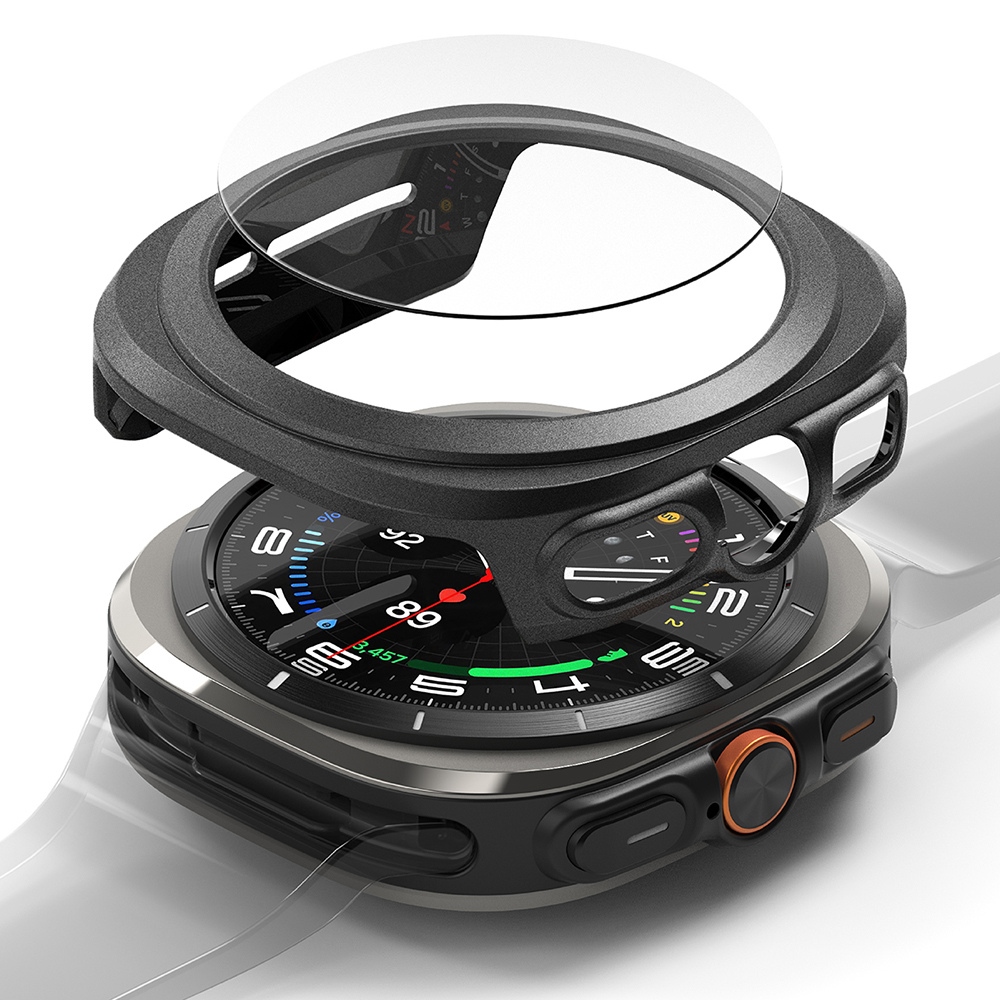 Levně Ringke Slim Ochranné sklo Samsung Galaxy Watch Ultra 47mm Titanová černá
