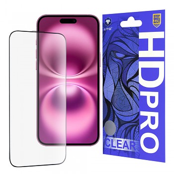 Lito HD Pro Clear pro iPhone 16 Plus černý
