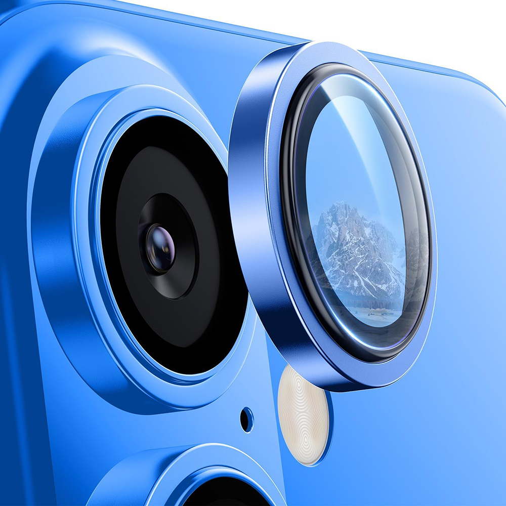 Levně Lito S+ ochranné sklo na fotoaparát iPhone 16 iPhone 16 Plus modré