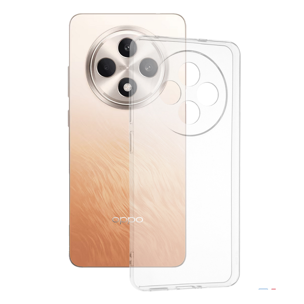 Levně Techsuit silikonové pouzdro pro Oppo Reno12 F Reno12 FS průhledné