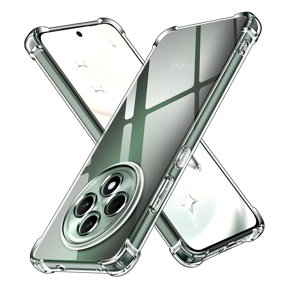 Levně Techsuit nárazuvzdorný průhledný silikon pro Oppo Reno12 F Reno12 FS průhledný