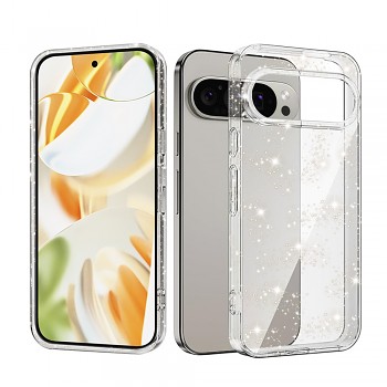 Techsuit SparkleSkin Series Google Pixel 9 Pro průhledný obal