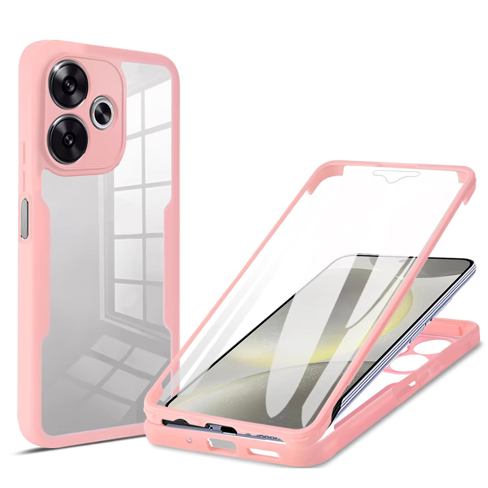 Levně Techsuit ColorVerse 360 Series s ochrannou fólií Xiaomi Poco F6 růžová