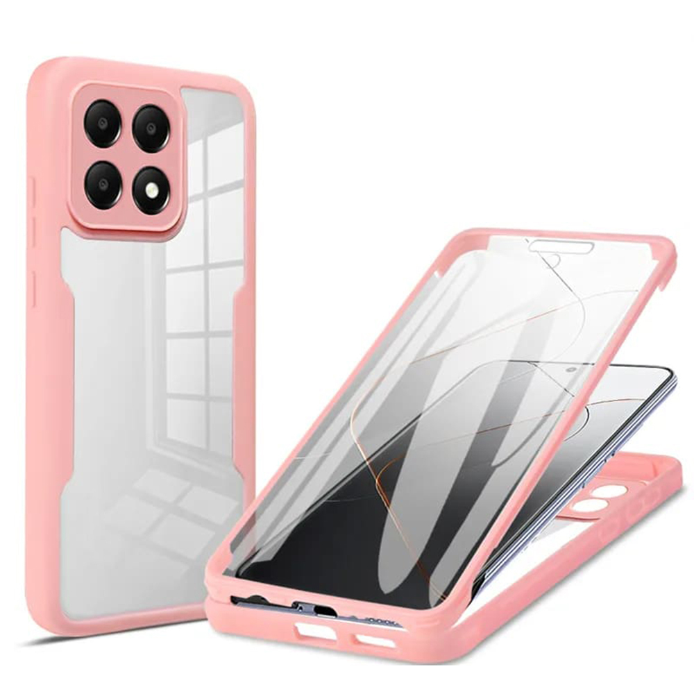Levně Techsuit ColorVerse 360 Series s ochranou displeje Xiaomi Poco F6 Pro růžová