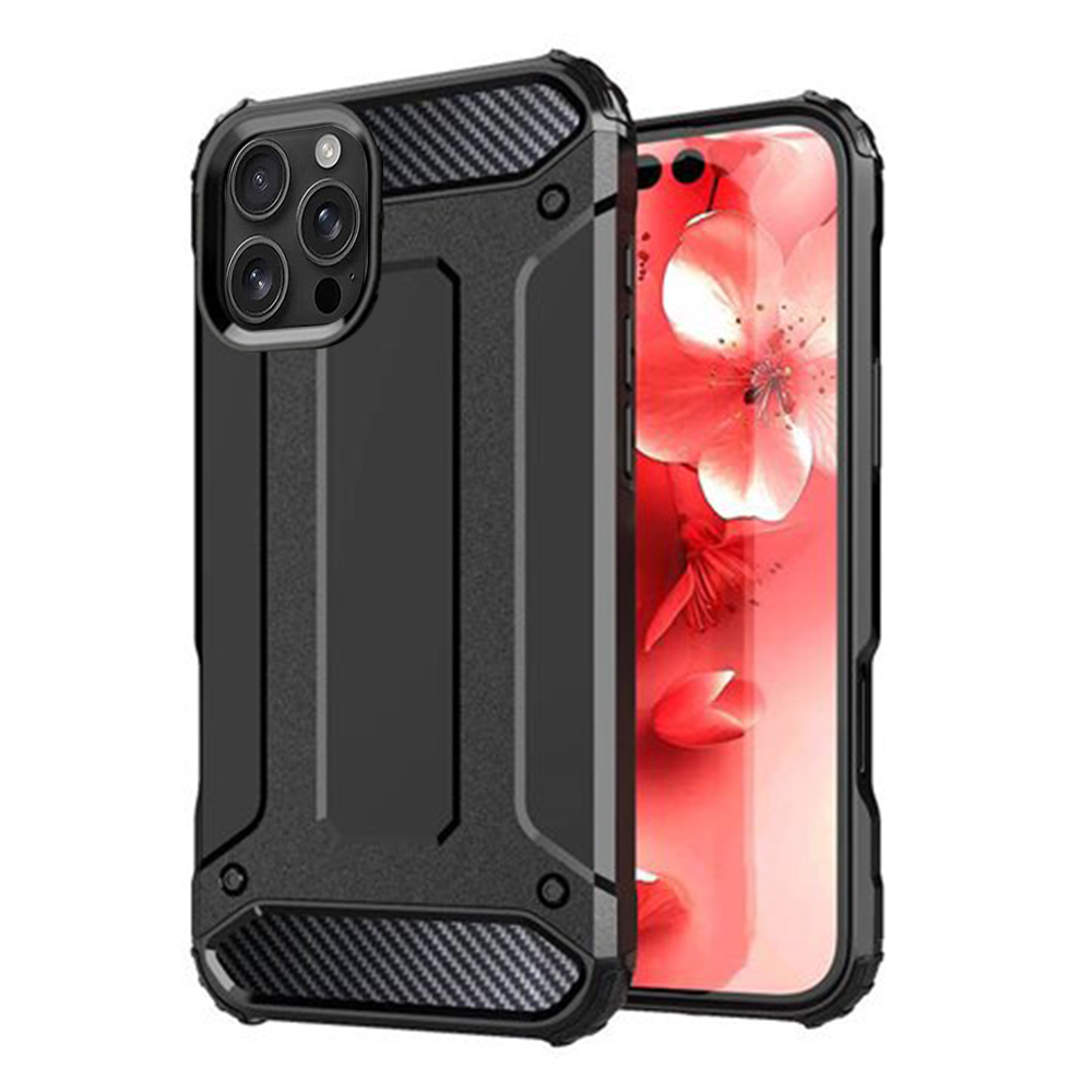 Levně Techsuit Hybrid Armor pro iPhone 16 Pro Max černý
