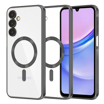 Techsuit Luxury Crystal MagSafe pro Samsung Galaxy A15 4G / A15 5G černý