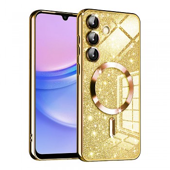 Techsuit Luxury Glitter MagSafe pro Samsung Galaxy A15 4G / A15 5G zlatý