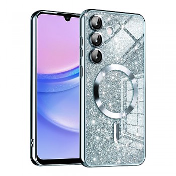 Techsuit Luxury Glitter MagSafe pro Samsung Galaxy A15 4G / A15 5G světle modrá