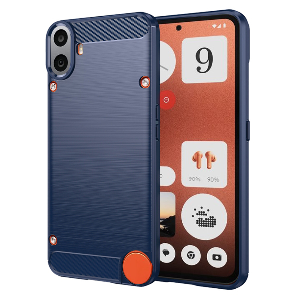 Levně Techsuit Carbon Silicone Nothing CMF Phone 1 modrý