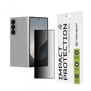 Ochranné sklo Privacy Full Glue na vnější displej Samsung Galaxy Z Fold6 černé