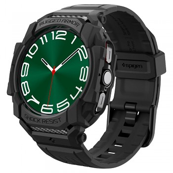 Spigen Rugged Armor Pro pro Samsung Galaxy Watch Ultra 47mm Watch Ultra 2 černá