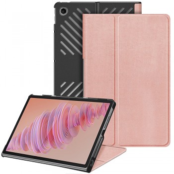 Techsuit FoldPro Lenovo Tab Plus růžové zlato