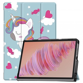 Lenovo Tab Plus Techsuit FoldPro v barvě jednorožec