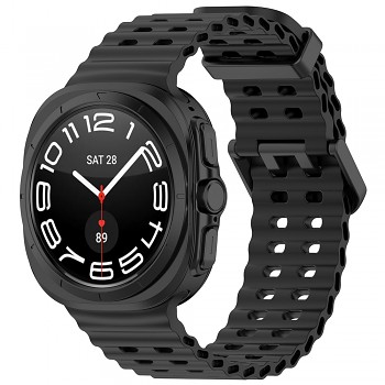 Řemínek Techsuit W062 pro Samsung Galaxy Watch Ultra 47mm Ultra 2 černý