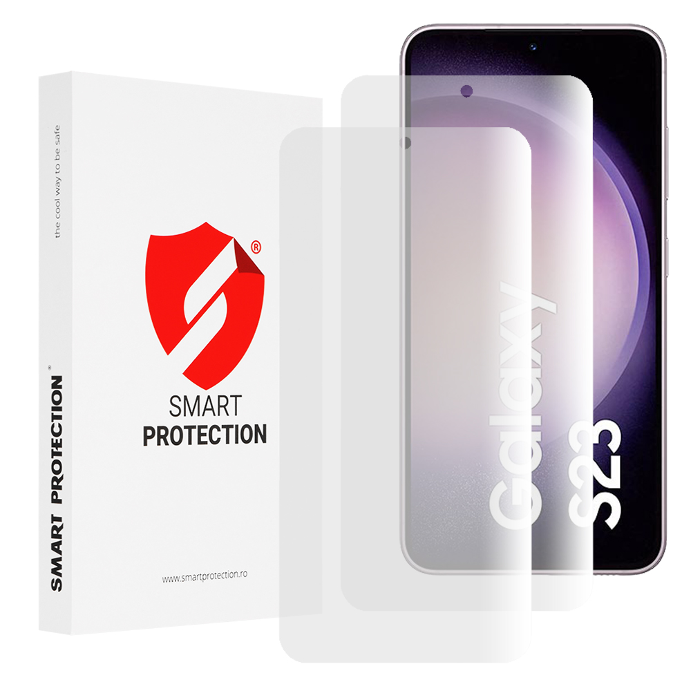 Levně Ochrana displeje Premium Classic 2 ks Samsung Galaxy S23 průhledná
