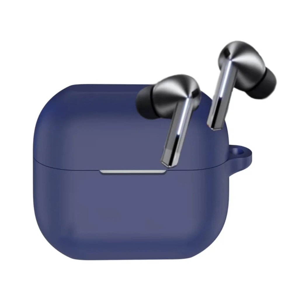 Levně Techsuit silikonové pouzdro pro Samsung Galaxy Buds 3 3 Pro 3 FE tmavě modrá