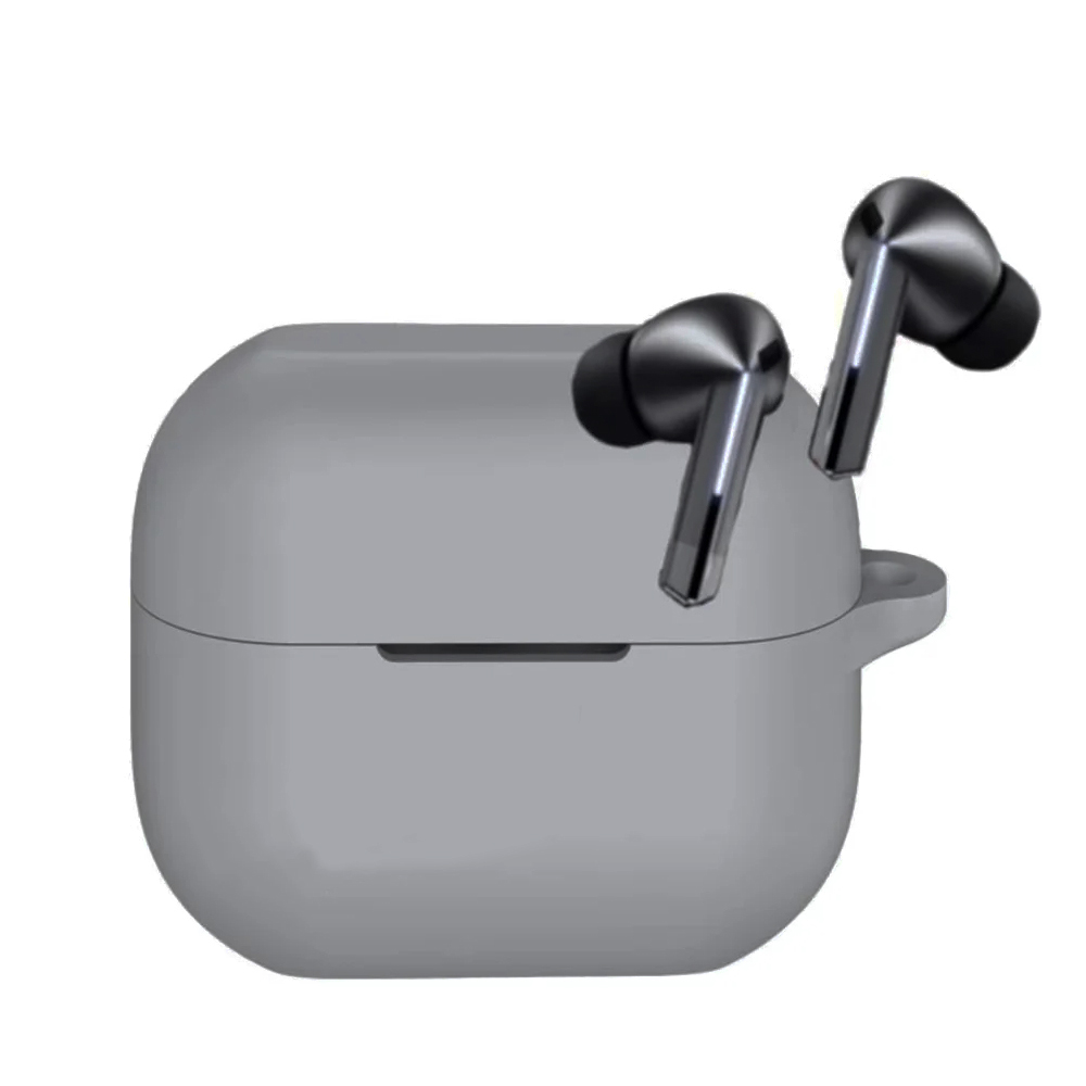 Levně Techsuit silikonové pouzdro pro Samsung Galaxy Buds 3 3 Pro 3 FE šedé