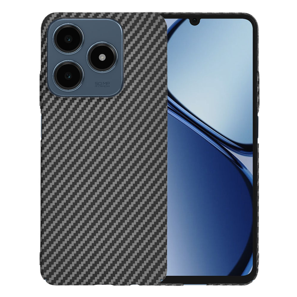 Levně Techsuit Carbonite FiberShell pro Realme C61 Realme C63 černá