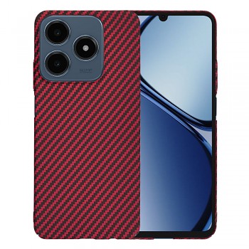 Pouzdro Techsuit Carbonite FiberShell pro Realme C61 C63 červené