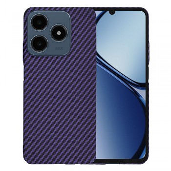Pouzdro Techsuit Carbonite FiberShell pro Realme C61 C63 fialové