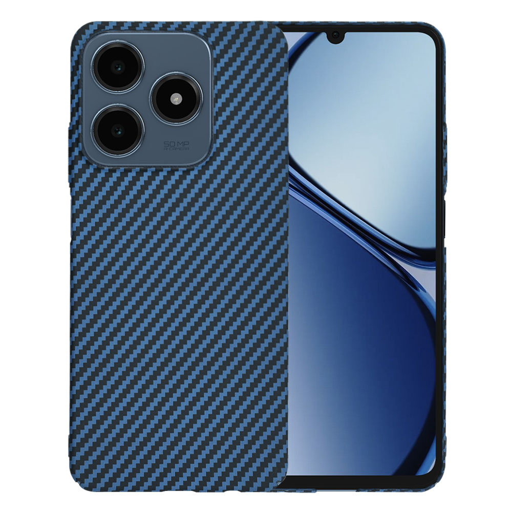 Techsuit Carbonite FiberShell pro Realme C61 Realme C63 v tyrkysové