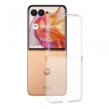 Techsuit silikonové pouzdro Motorola Razr 50 Ultra průhledné