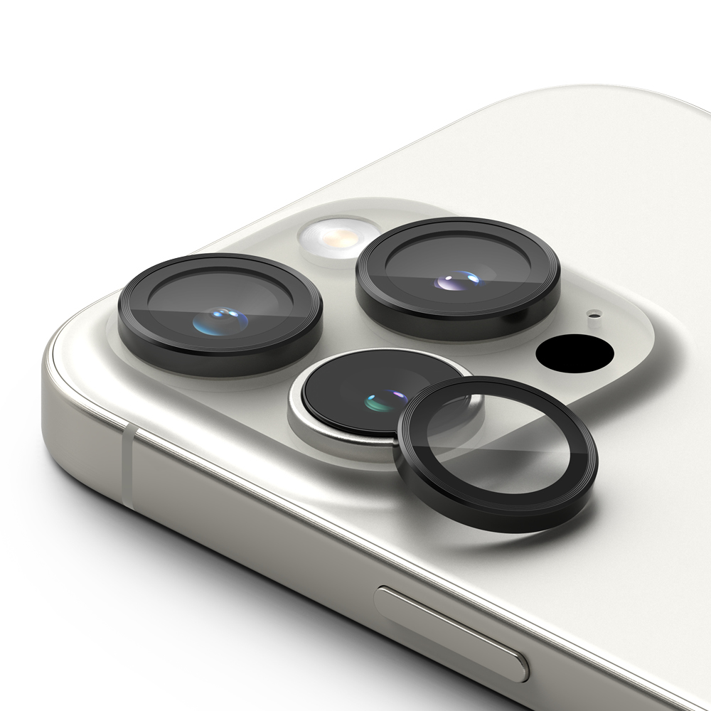 Levně Ringke Camera Lens Frame Glass (2 ks) iPhone 16 Pro/Pro Max černá