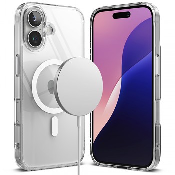 Kryt Ringke Fusion MagSafe pro iPhone 16 Plus průhledný