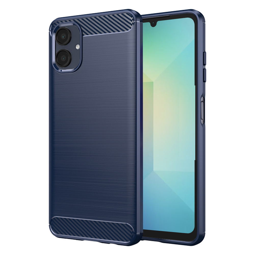 Levně Techsuit Carbon Silicone pro Samsung Galaxy A06 modrá