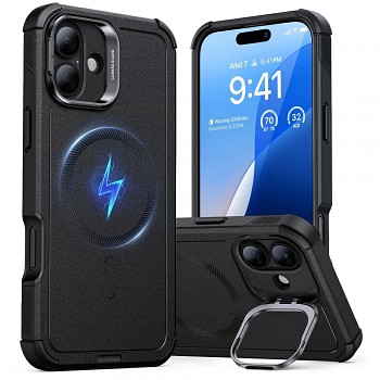 ESR Cyber Armor Kickstand pro iPhone 16 černá