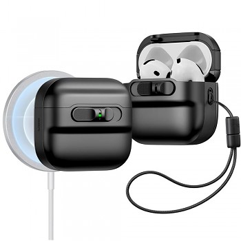ESR Pulse Magnetic HaloLock pro Apple AirPods 4 černá