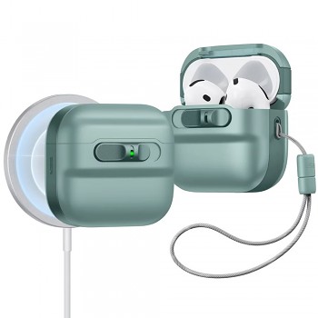 ESR Pulse Magnetic HaloLock pro Apple AirPods 4 zelená