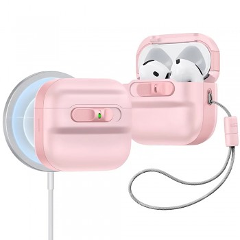 ESR Pulse Magnetic HaloLock pro Apple AirPods 4 růžová
