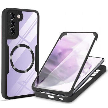 Techsuit ColorVerse 360 MagSafe Series + Ochranné sklo Samsung Galaxy S21 FE 5G Černá